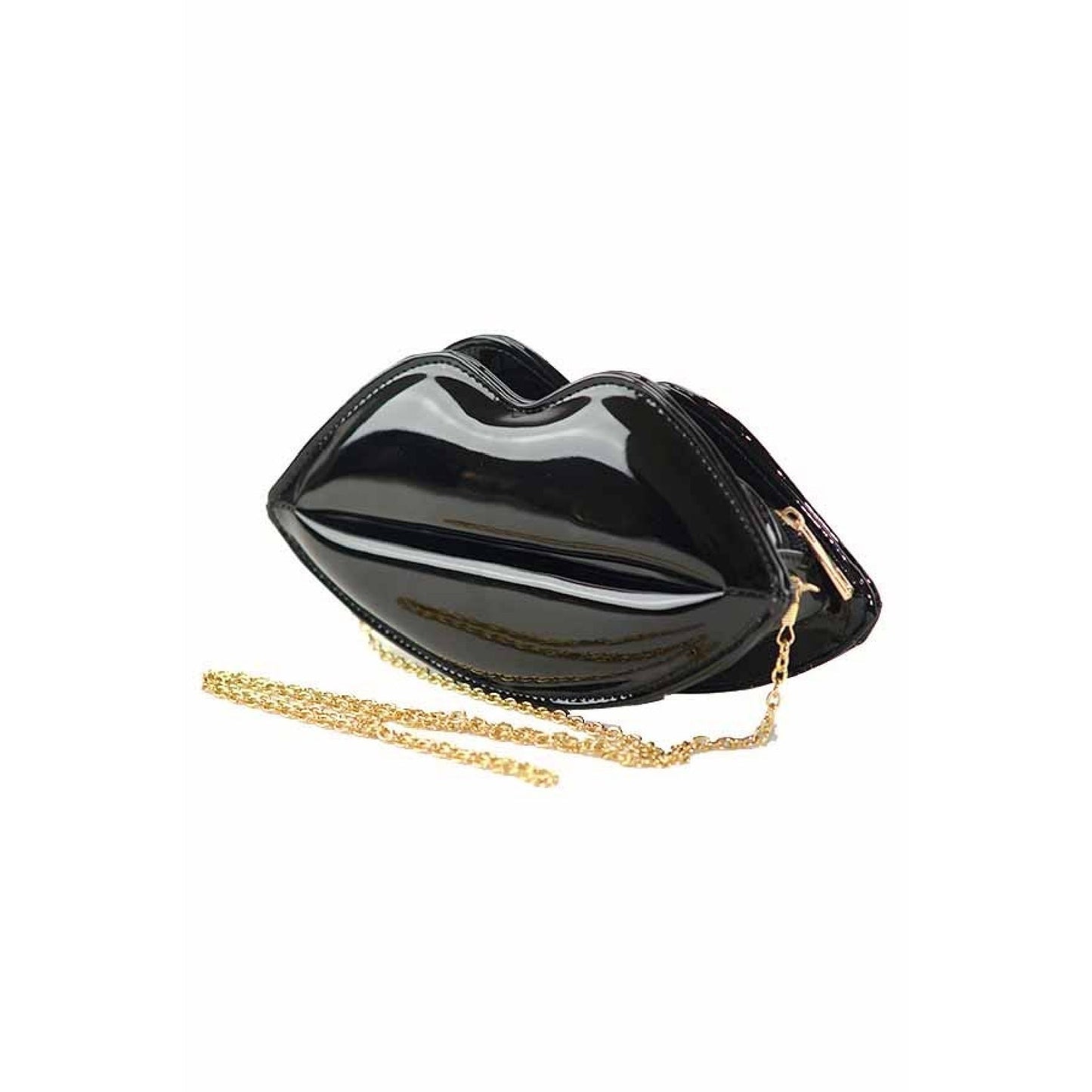 Faux Leather LIPS CLUTCH