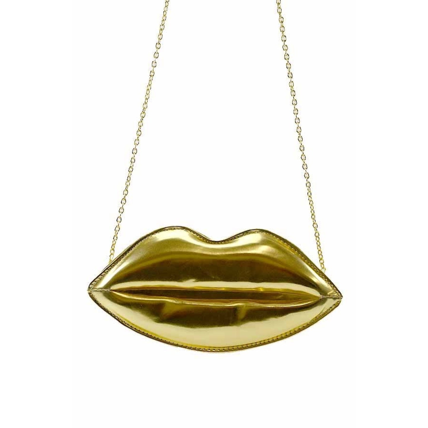 Faux Leather LIPS CLUTCH