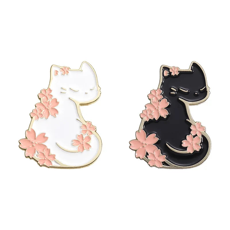 Cartoon Dinosaur Frog Animals Lovers Enamel Brooch Fox Cat Ghost Dog Metal Badge Punk Anime Lapel Pins Jewelry Gifts For Lovers